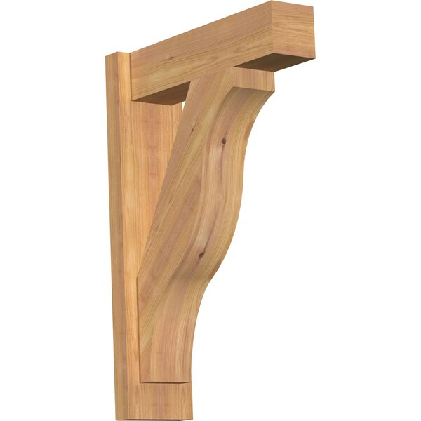Ekena Millwork Funston Block Smooth Outlooker, Western Red Cedar, 5 1/2"W x 18"D x 26"H OUT06X18X26FST05SWR - main